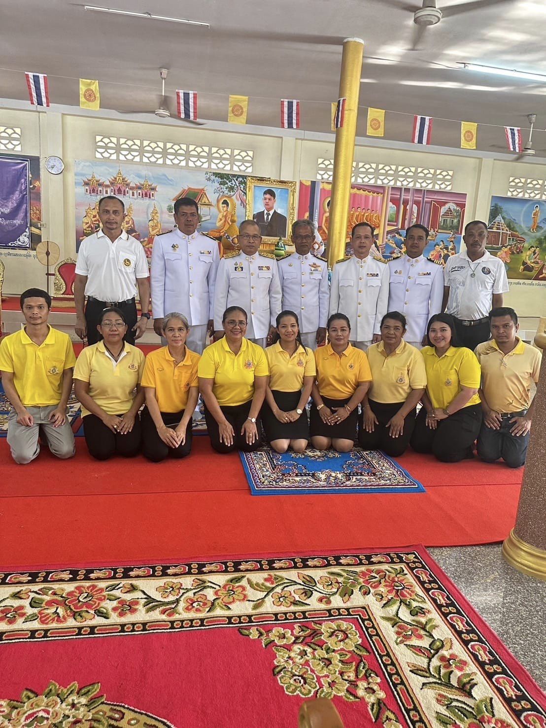 เข้าร่วมพิธีเจริญพระพุทธมนต์และเจรฺญจิตตภาวนา ถวายเป็นพระราชกุศล เนื่องในโอกาสวันคล้ายวันประสูตร สมเด็จพระเจ้าลูกยาเธอ เจ้าฟ้าทีปังกรรัศมีโชติ มหาวชิโรตตมางกูร สิริวิบูลยราชกุมาร