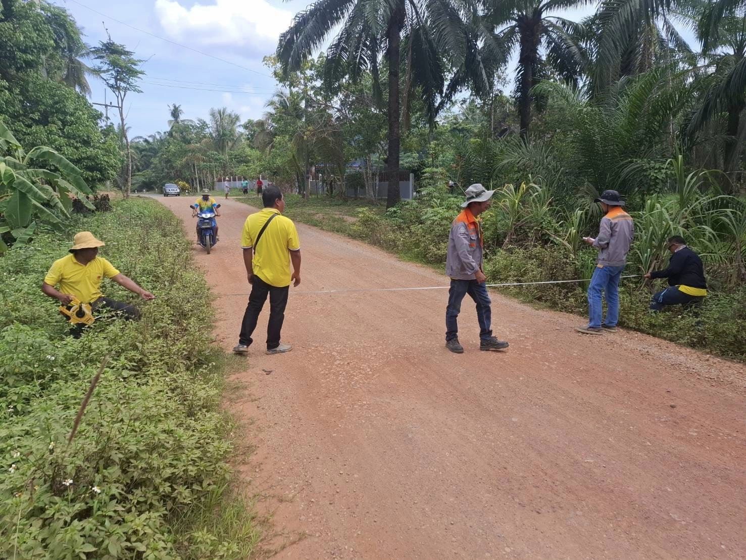 ลงพื้นที่สำรวจถนนสายควนยาว​ -​ ไร่โนด